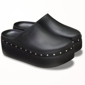 New Crocs Dylan Platform Clogs in Black